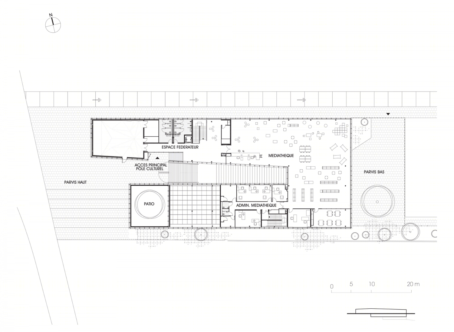 法国文化中心（France Cultural Center）丨Ateliers O-S architectes-53