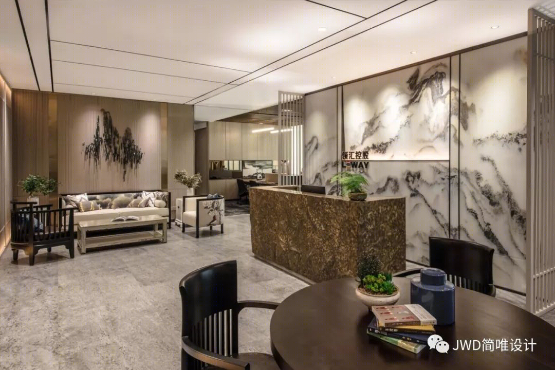 山水间的中式情怀——简唯设计 500㎡办公空间-13