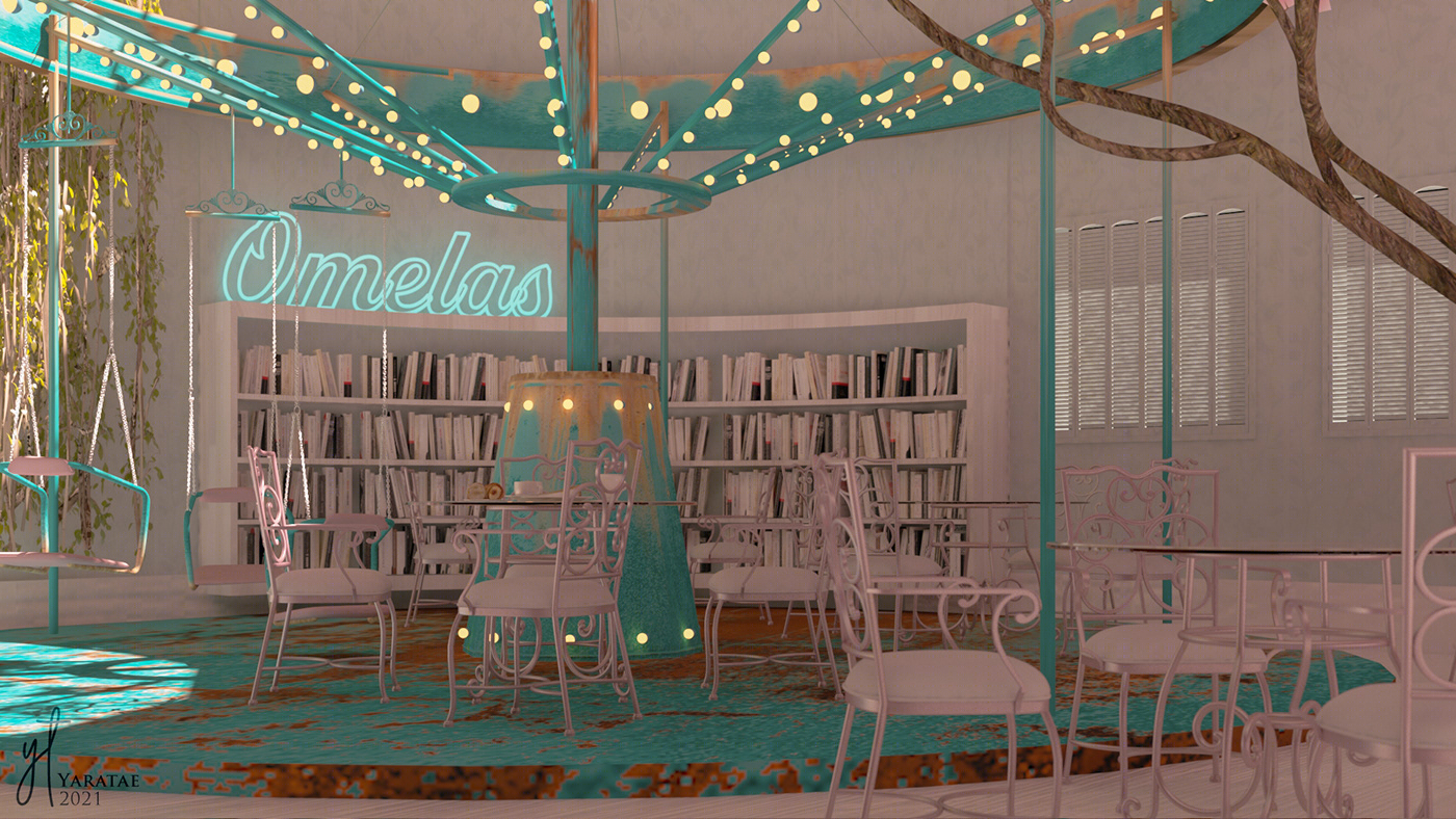 Spring Day Cafe (방탄소년단) 봄날 | 3D Visualization-2