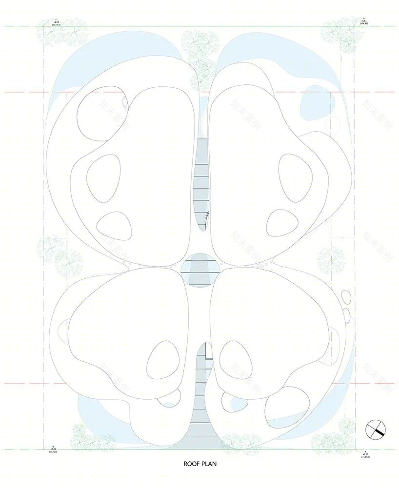 希腊雅典“蝴蝶形”新合院产品,独特设计展现极简现代风格-32