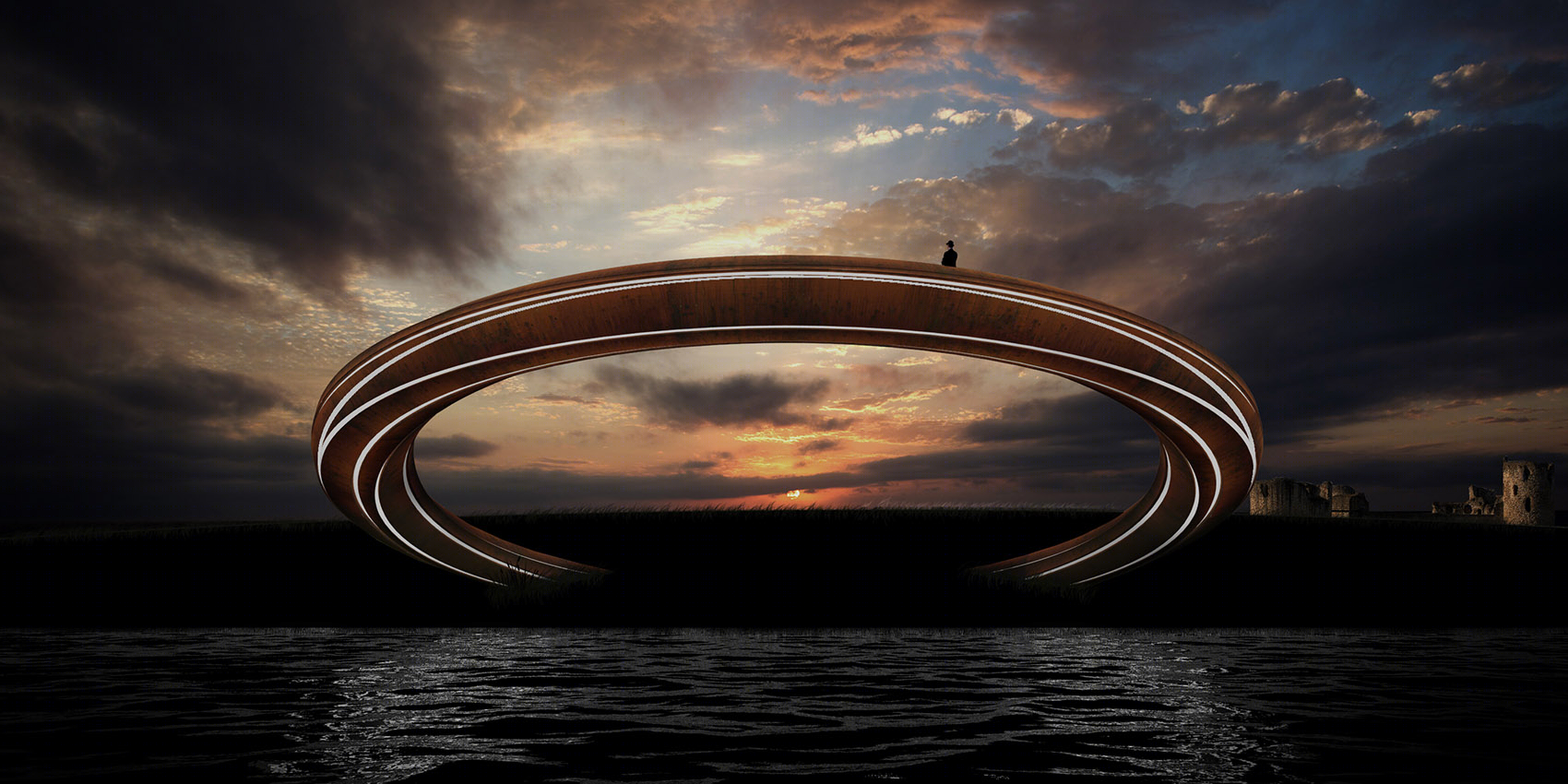 铁环雕塑(Iron Ring)-6