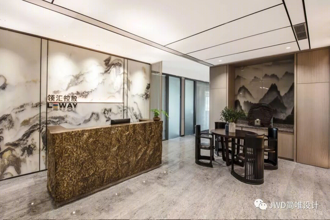 山水间的中式情怀——简唯设计 500㎡办公空间-14