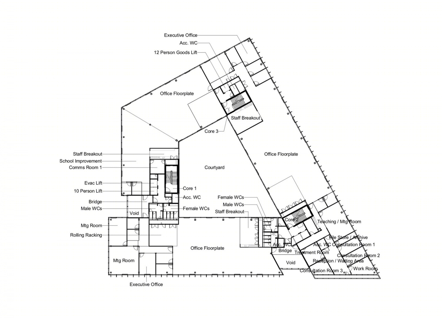英国黑潭镇Talbot办公楼丨AHR Architects-55