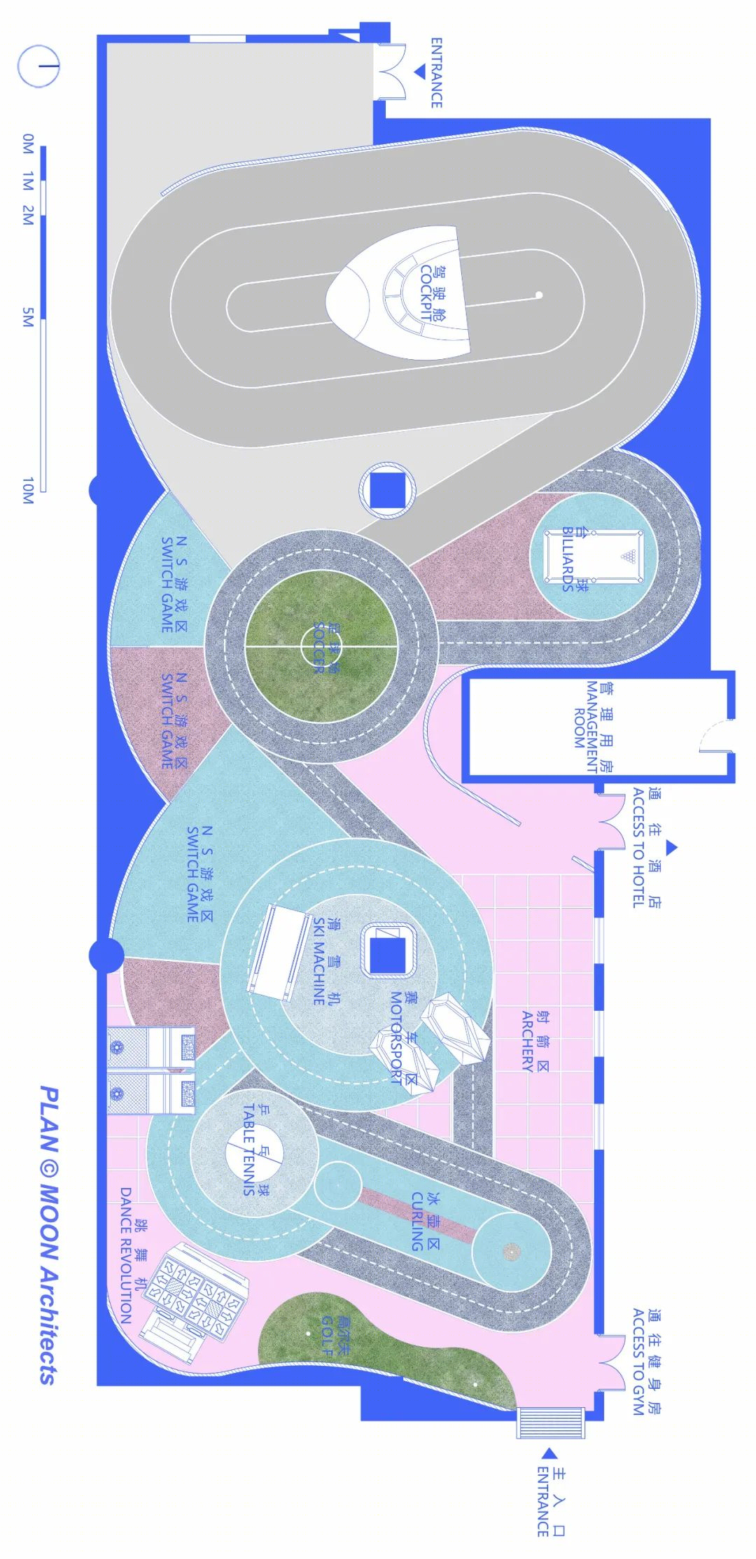 小宇宙·华美达 VR 运动体验馆丨中国上海丨木月建筑设计事务所-3