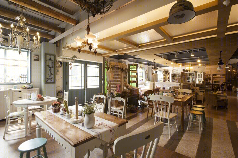 安堤卡家居 | 法式乡村浪漫风格的咖啡店设计-3