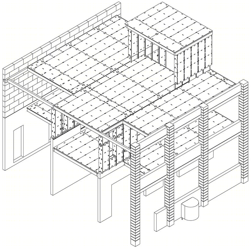 轻量化的 Plywood 住宅 | 胶合板搭建出的缤纷世界-82