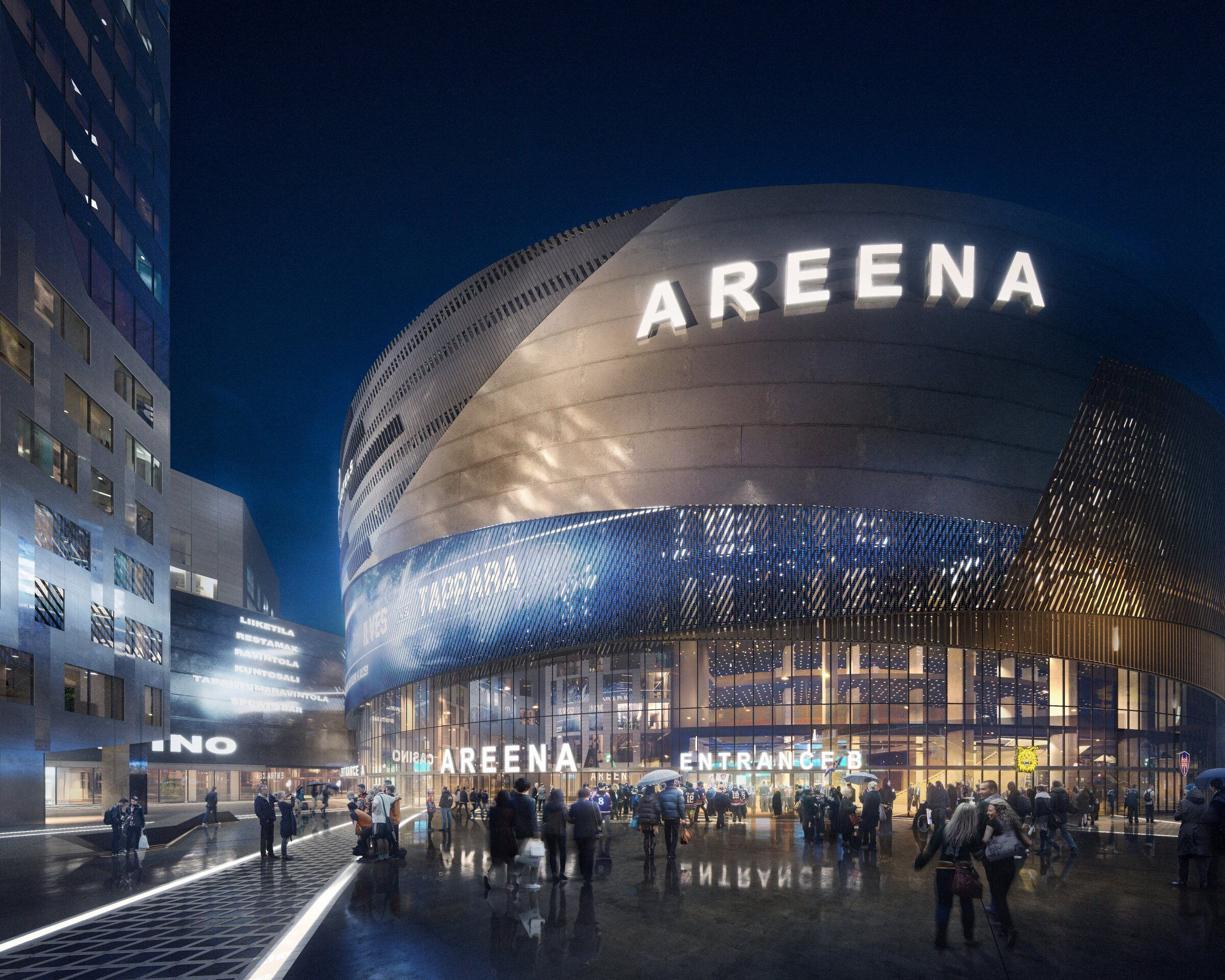 芬兰塔帕瑞 Crown Central Deck and Arena 综合体 | Daniel Libeskind 的城市复兴之钻-8