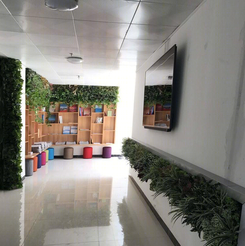 拥有生态及仿真植物的墙体花园-13