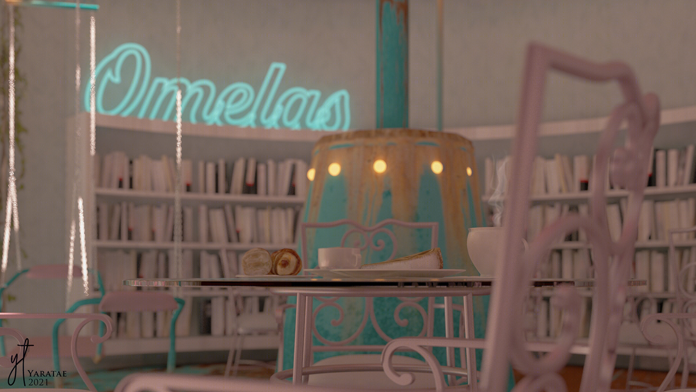 Spring Day Cafe (방탄소년단) 봄날 | 3D Visualization-3