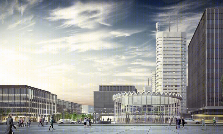 波兰华沙圆顶大厅“现代城市绿洲”设计丨GowinSiuta Studio建筑工作室-10