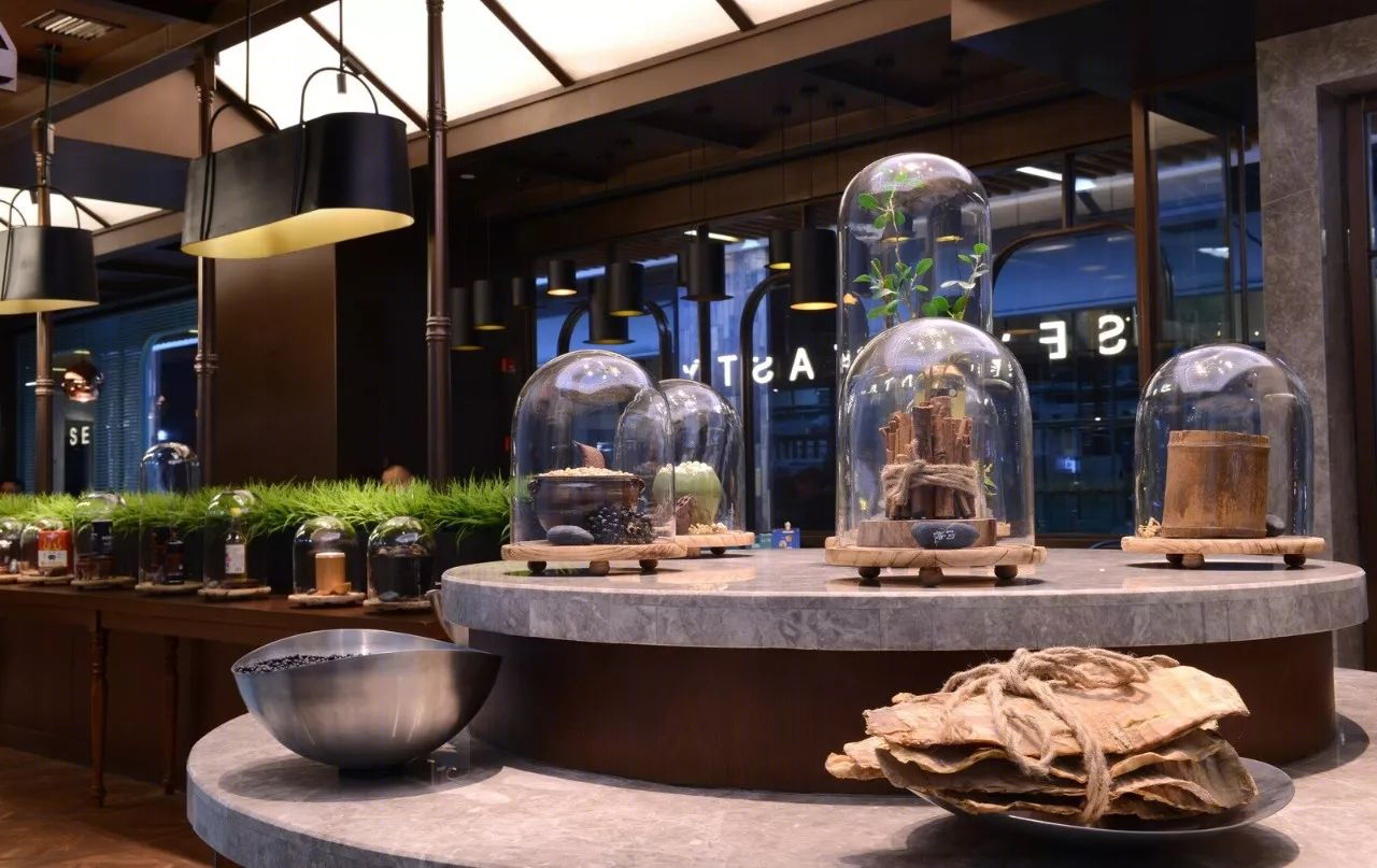 七号湘·南湖路店 | 清雅蓝莲,湘菜空间新定义-38