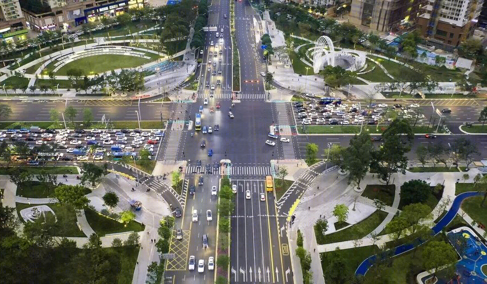 深圳宝安中心区四季公园——融合景观与活动的门户公园-3