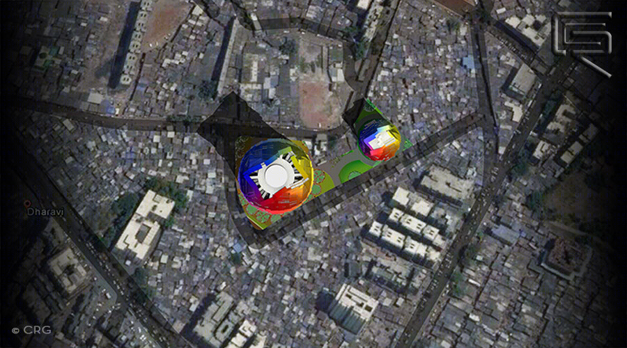 Mumbai 密度住宅区的集装箱摩天大楼-19