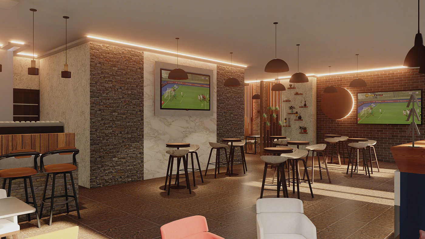 Interior design for a restaurant-1