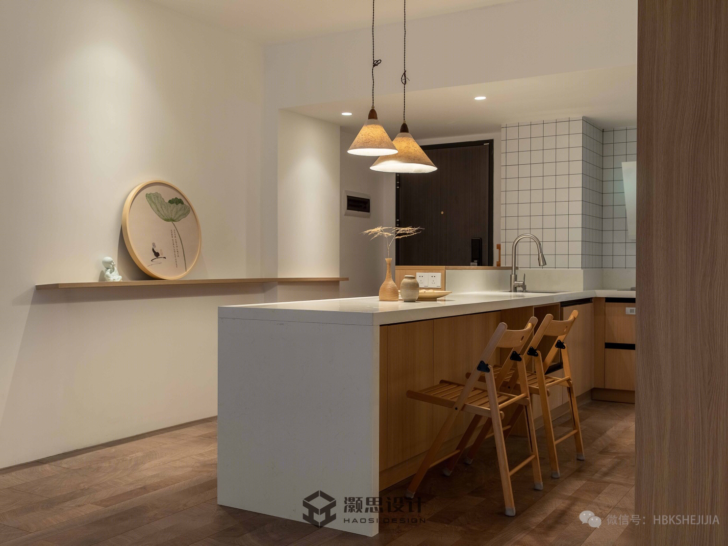 80m2 原木禅意居住空间丨中国广州丨H·BK Space Design-9