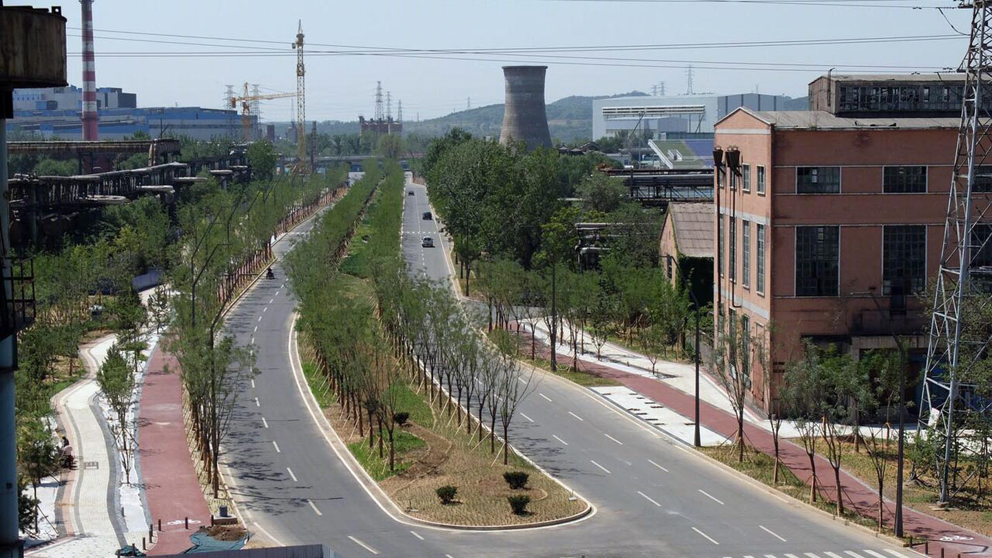 首钢晾水池东路景观-5