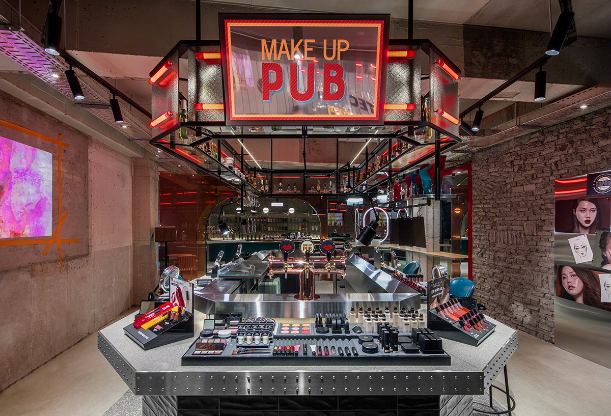 韩国首尔 Make up Pub 概念店 | Betwin Space Design-3