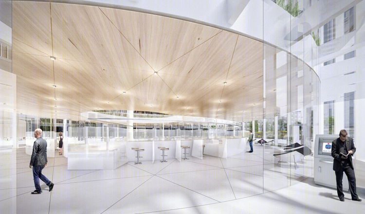 波兰华沙圆顶大厅“现代城市绿洲”设计丨GowinSiuta Studio建筑工作室-15