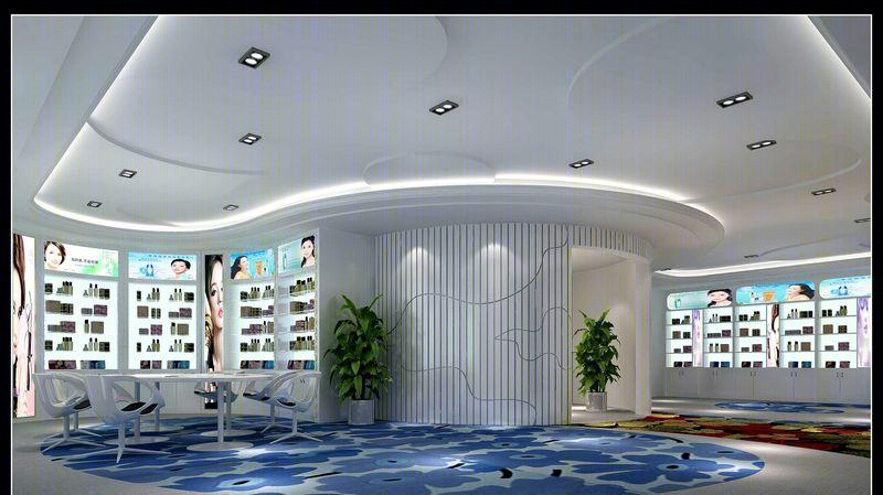 黑哥化妆品店展示公司 现代风格演绎美妆魅力-1