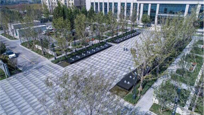 高碑店奥润顺达厂区景观改造-8