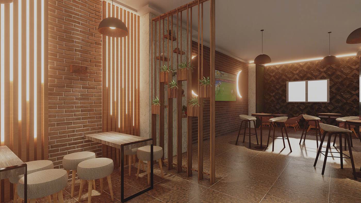 Interior design for a restaurant-2
