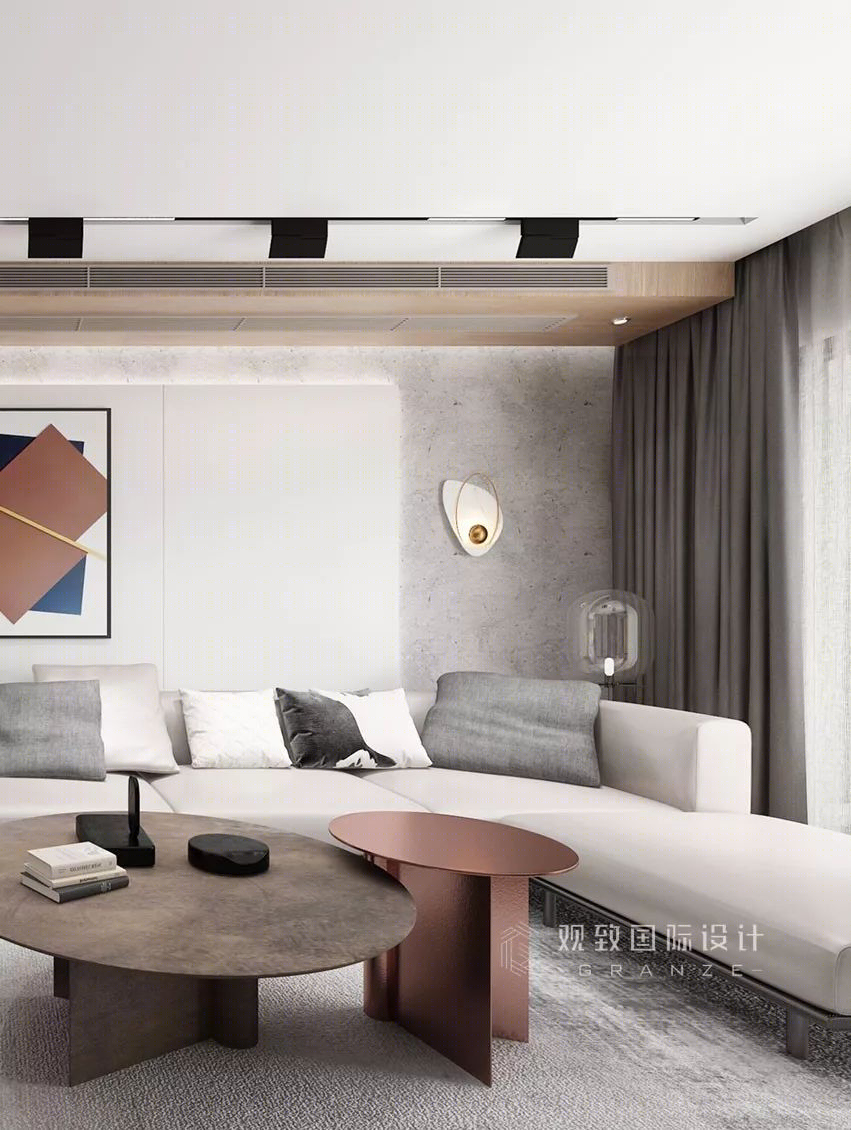 江苏淮安现代家居,观致国际设计展现质感空间-20