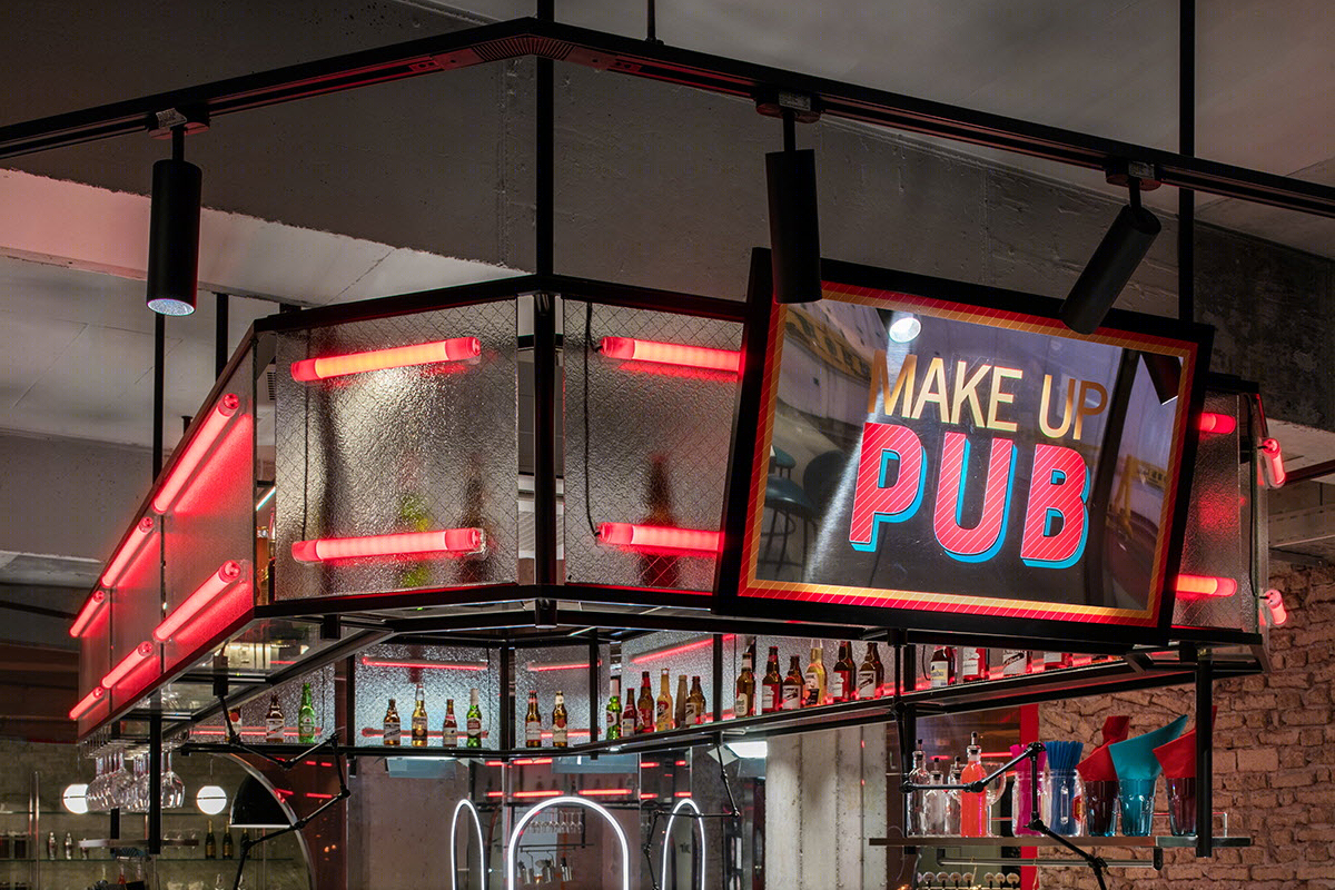 韩国首尔 Make up Pub 概念店 | Betwin Space Design-4