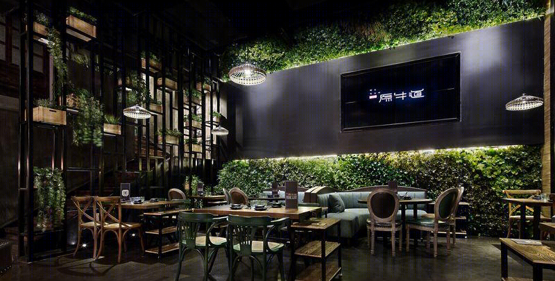 深圳海王总店工业复古风餐厅设计-5