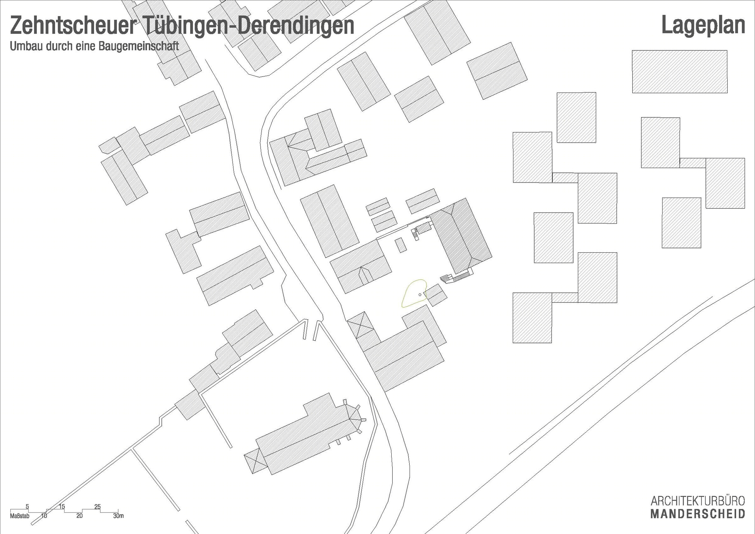 德国蒂宾根市历史悠久的谷仓建筑改造丨Architekturbüro Manderscheid-24