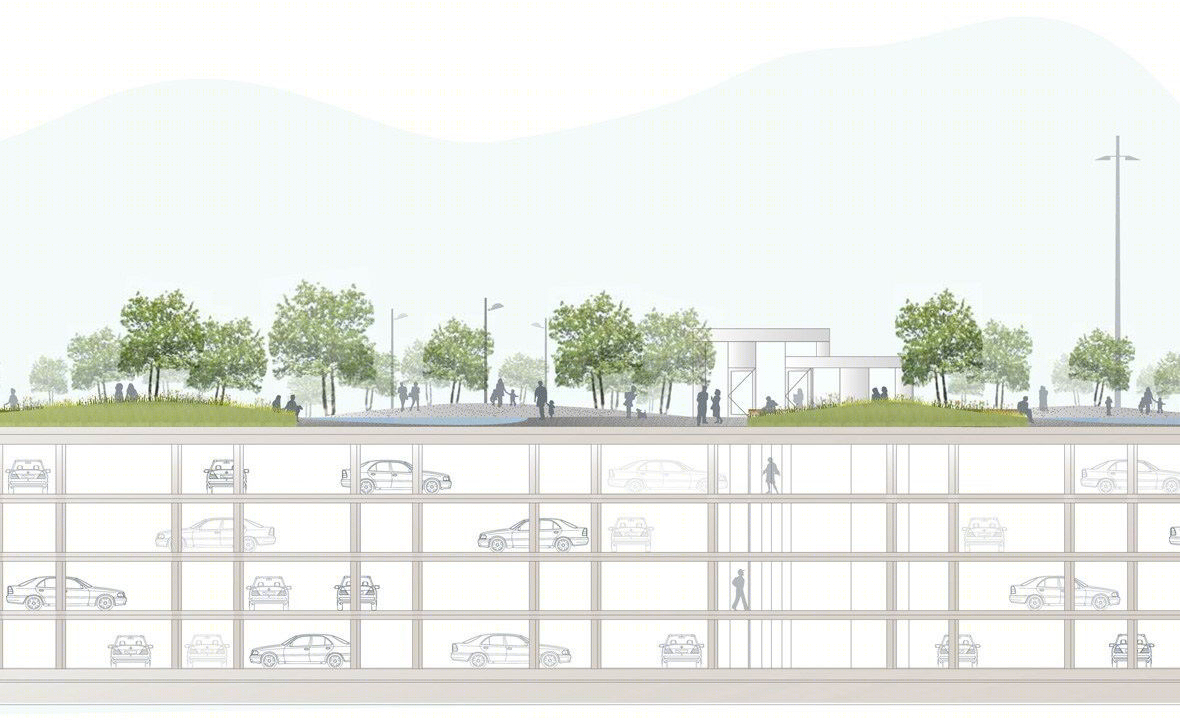 荷兰地下停车场屋顶公园-16