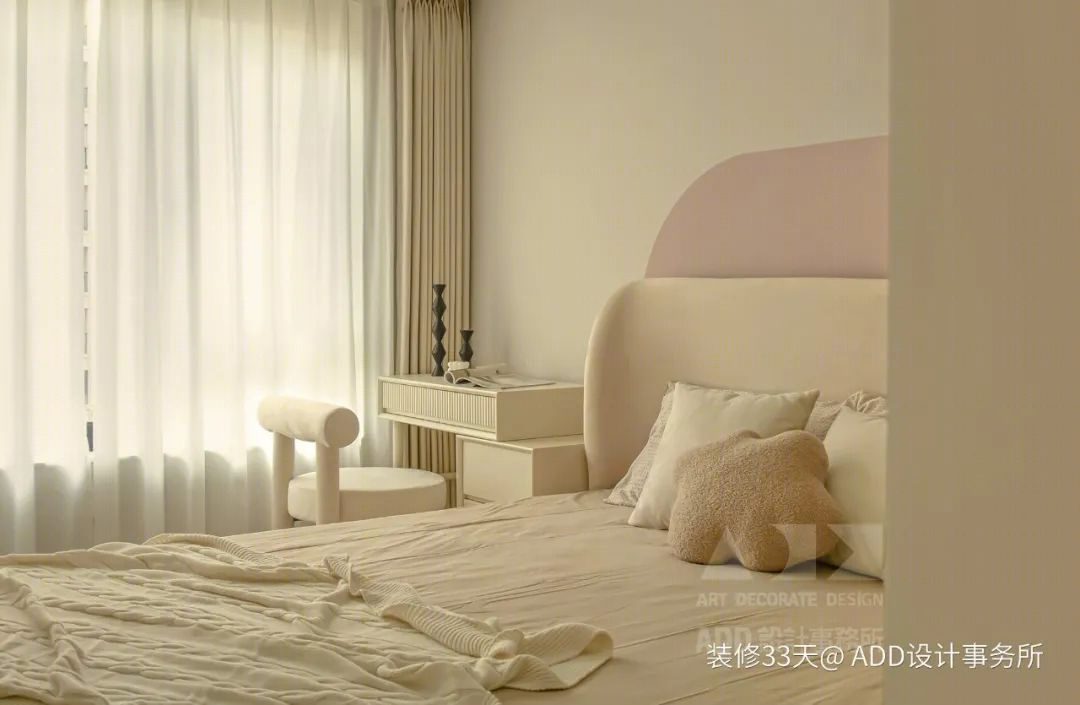 温柔奶油色 88 平简约三室丨中国重庆丨ADD 设计事务所(重庆)-29