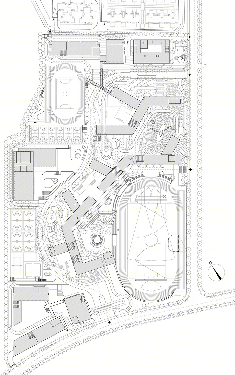 吉首中驰·湘郡礼德学校丨中国湘西丨山东建筑大学建筑城规学院象外营造工作室-79