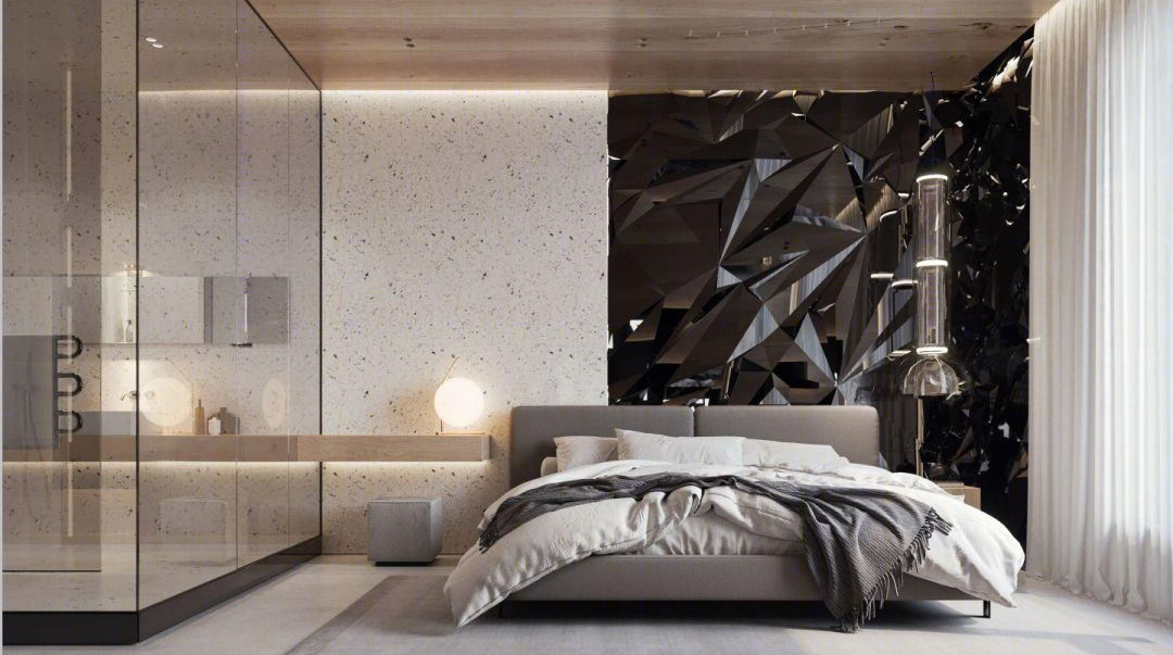 乌克兰 200㎡住宅变身现代四层公寓,Sergey Makhno Architects 打造自然艺术空间-36