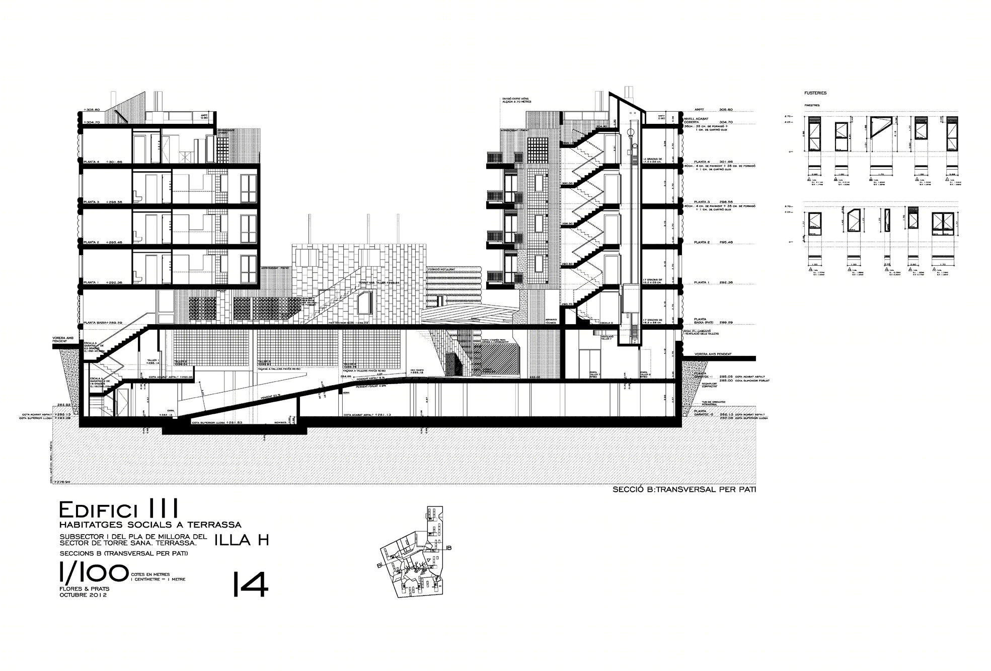 巴塞罗那 111 号社会住宅设计亮点与分析-39