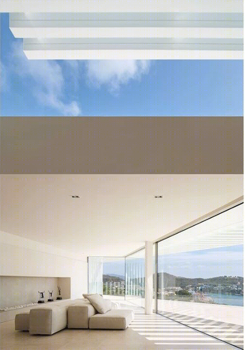 马略卡岛海景画廊别墅丨西班牙丨E5 Living-1