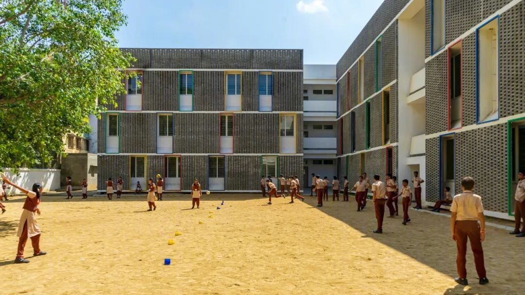 孟买 Maharishi Vidya Mandir 学校丨印度丨KSM Architecture-10