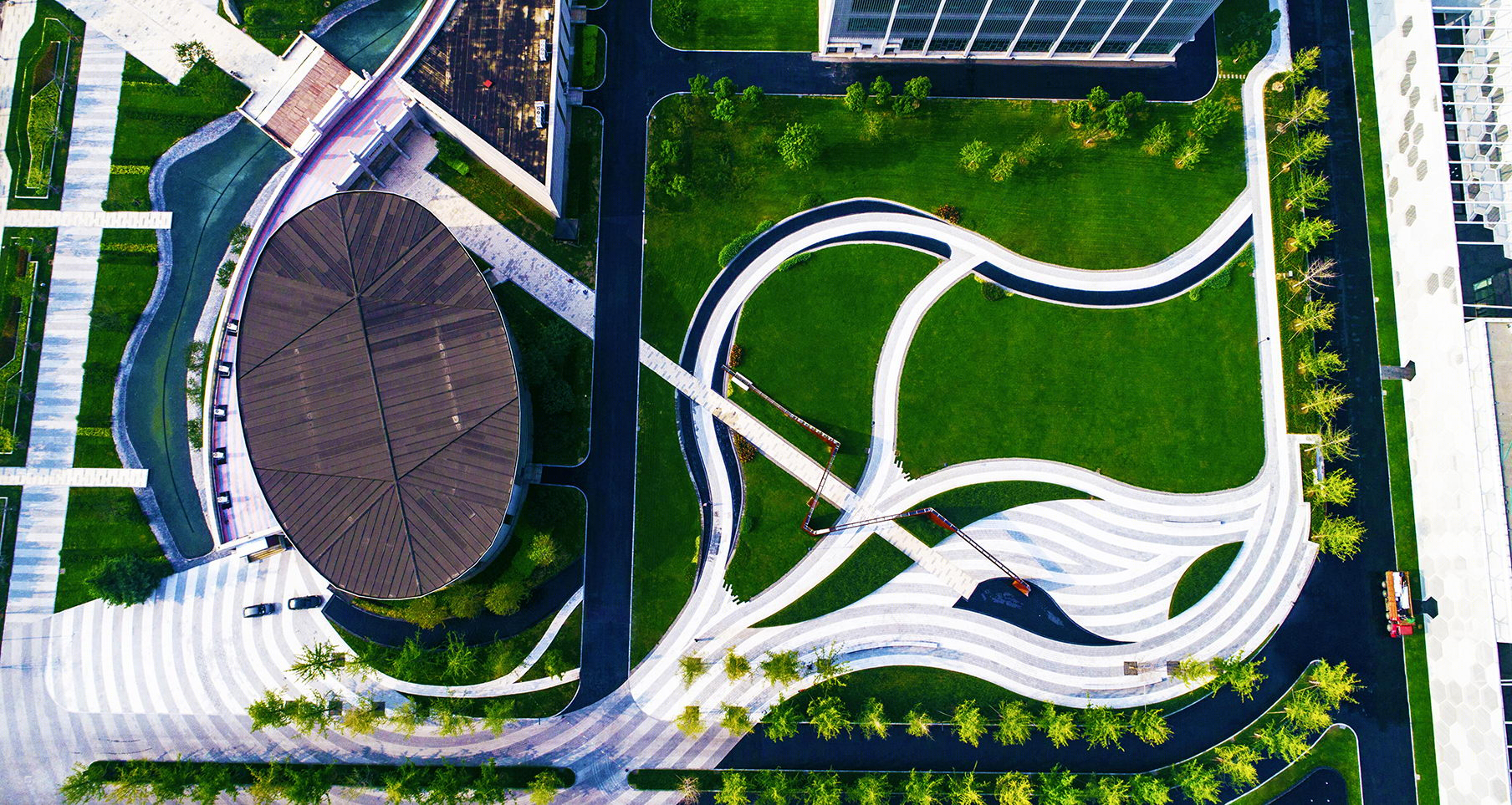 聊城东阿阿胶生物科技园景观-6