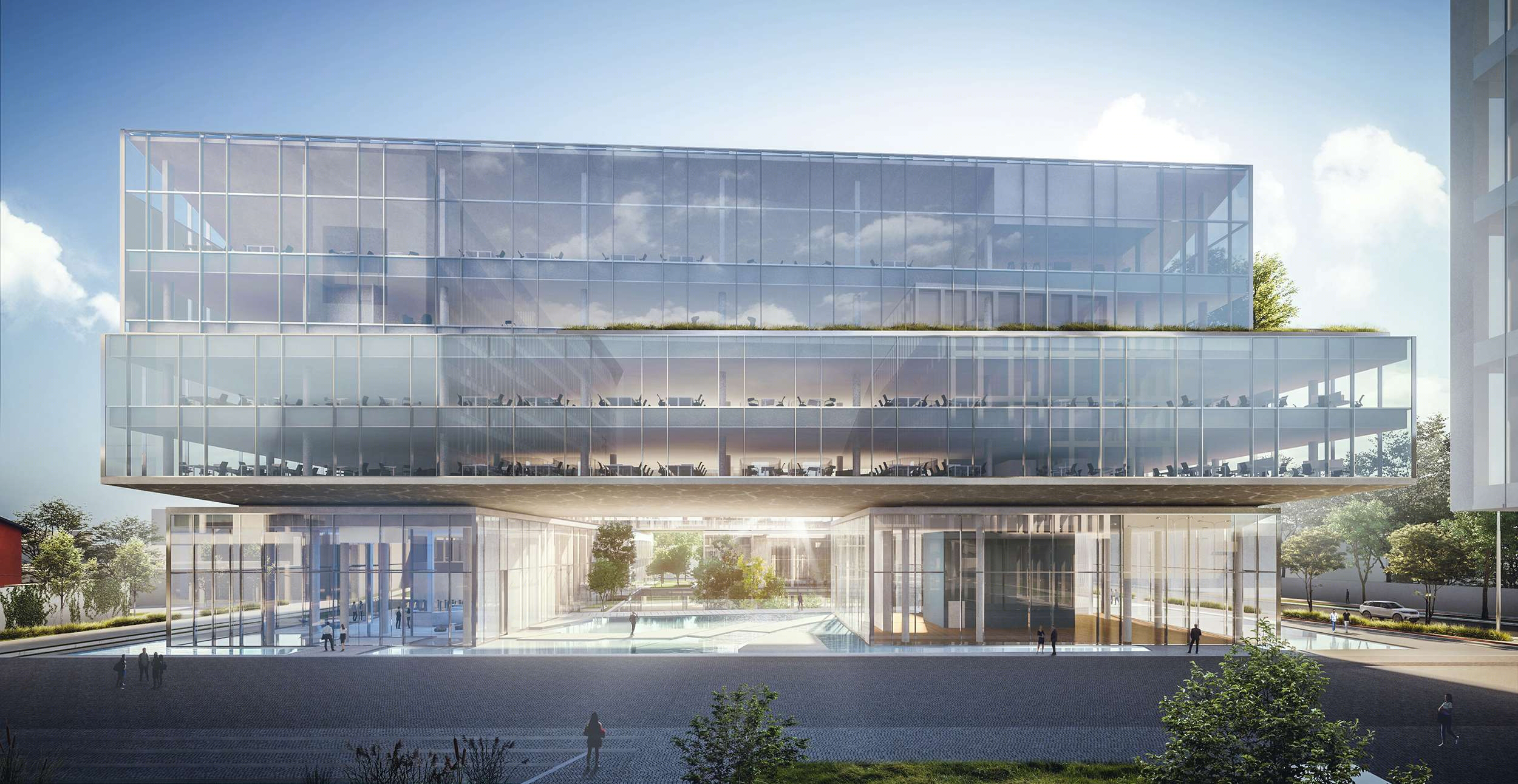 OFFICE COMPLEX MILAN ANTONIO CITTERIO DESIGN-0