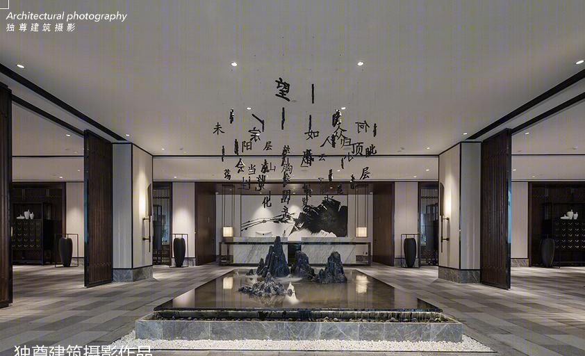 独尊建筑摄影:现代中式喜马拉雅高级会所-28