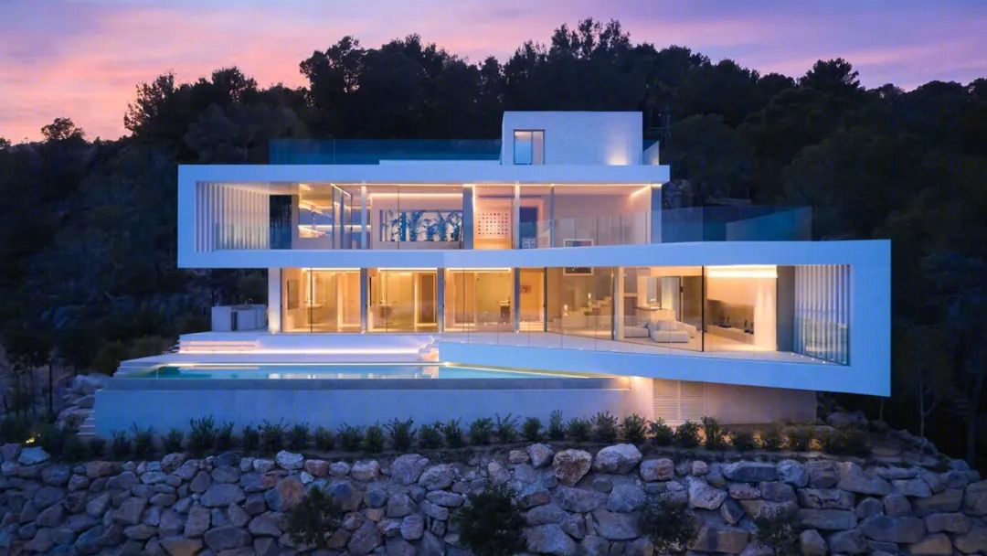 马略卡岛海景画廊别墅丨西班牙丨E5 Living-11