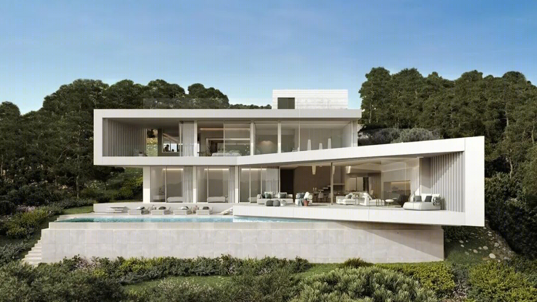 马略卡岛海景画廊别墅丨西班牙丨E5 Living-13