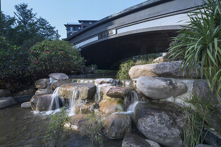 福州金辉溪溪里新中式住宅景观-13