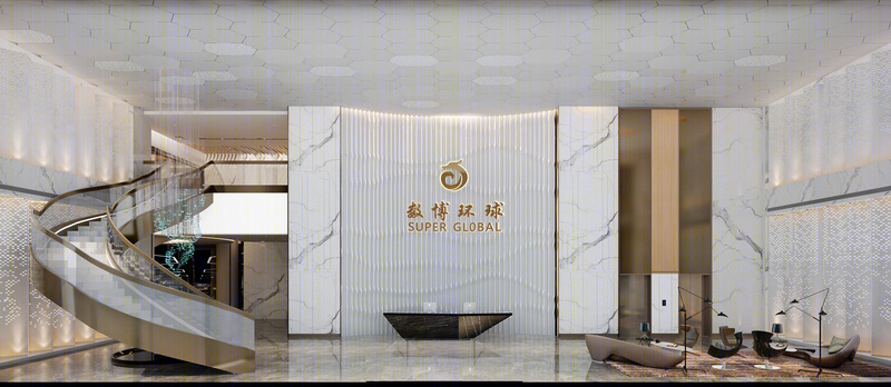 数博环球(岳阳)科技产业园总部办公大楼空间设计-40