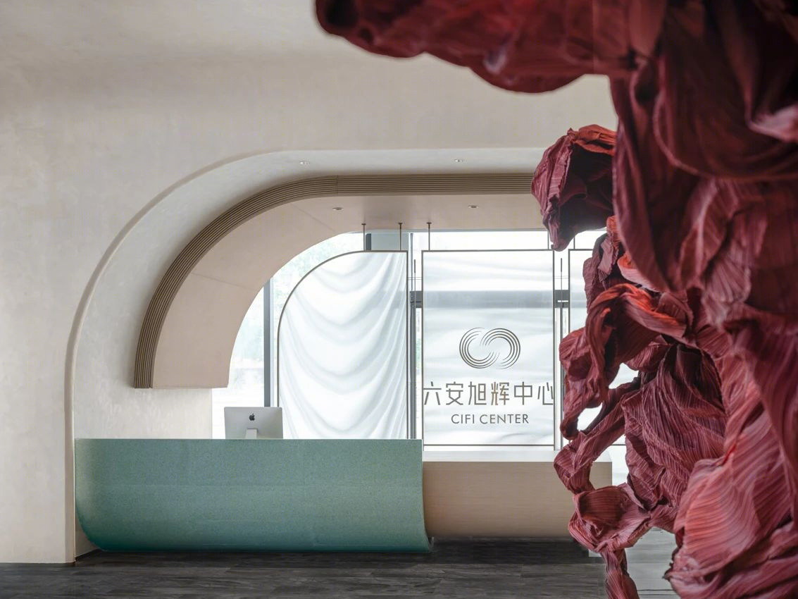 六安旭辉中心项目售楼处,招商中心及社区大堂丨中国六安丨WJID维几设计-9