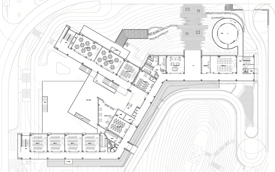吉首中驰·湘郡礼德学校丨中国湘西丨山东建筑大学建筑城规学院象外营造工作室-83