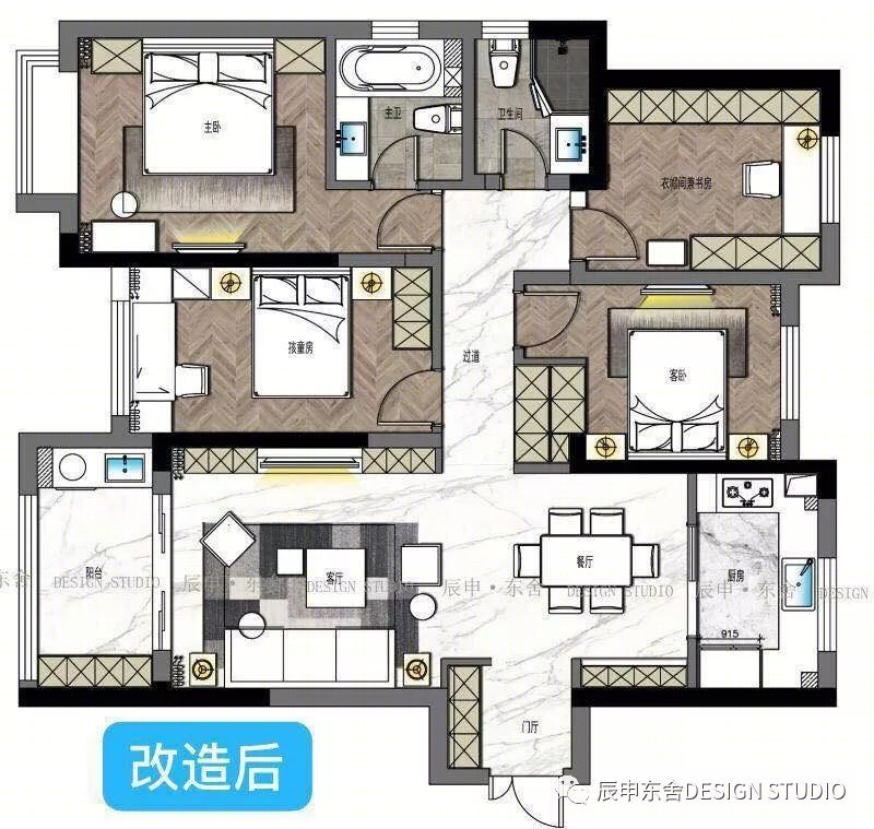 南七里精装定制,现代家居设计典范-8