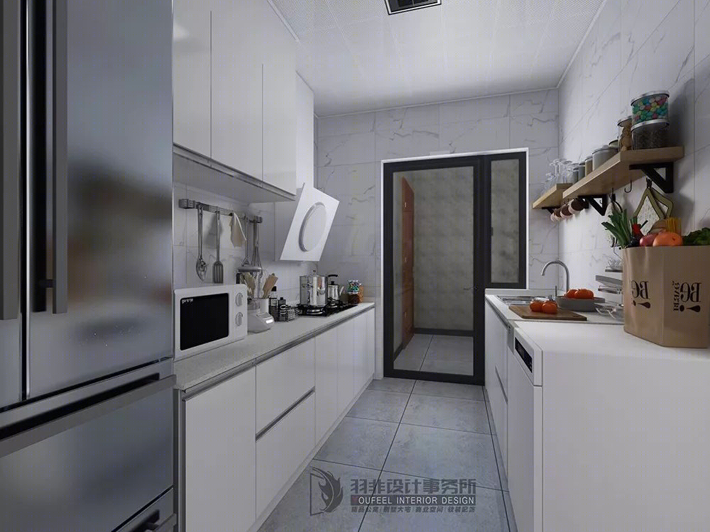 柳州绿城杨柳郡 118㎡北欧风设计,简约蓝白营造温暖家居-41