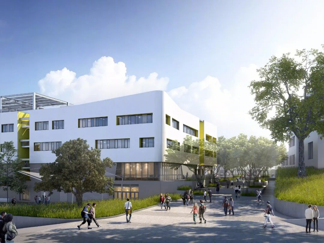 开放式教学楼设计 | 圣莫尼卡中学-5