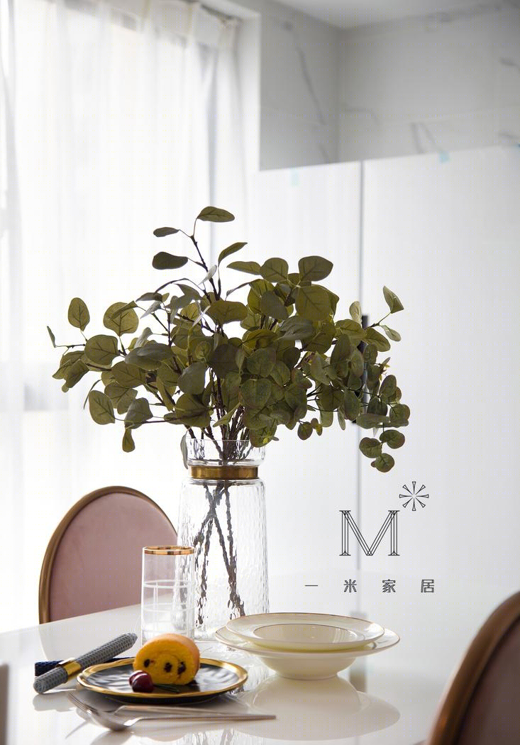 【一米家居】Miss charming 110m²美式混搭-12