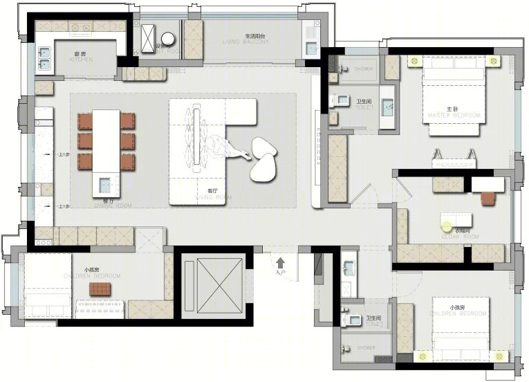 黑白极简,品质生活·义乌 G SPACE DESIGN 住宅设计-39